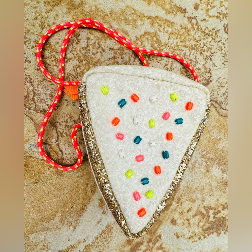 🆕🔖 Crewcuts✨ J. Crew Girls' Glitter Cake Bag ✨ NWT!!!